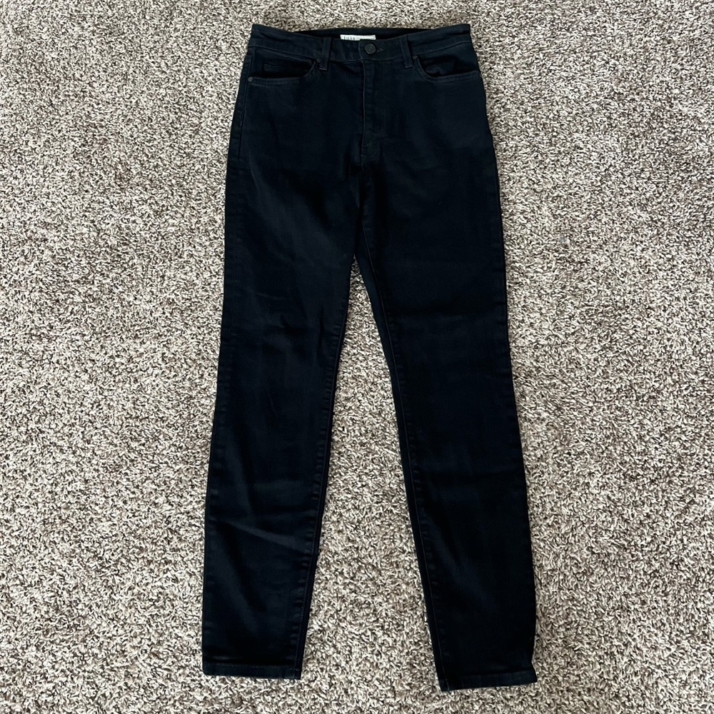 Joie High Rise Black Skinny Jeans Size 28